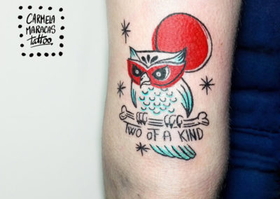 Tatuaje buho | tatuajes animales | tatuajes divertidos | tattoo