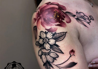 Tatuajes flores | tatuajes brazo hombre | tattoo